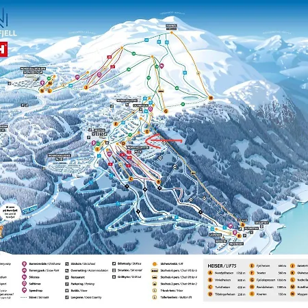 아파트 Ny Pa Norefjell - In/out Noresund